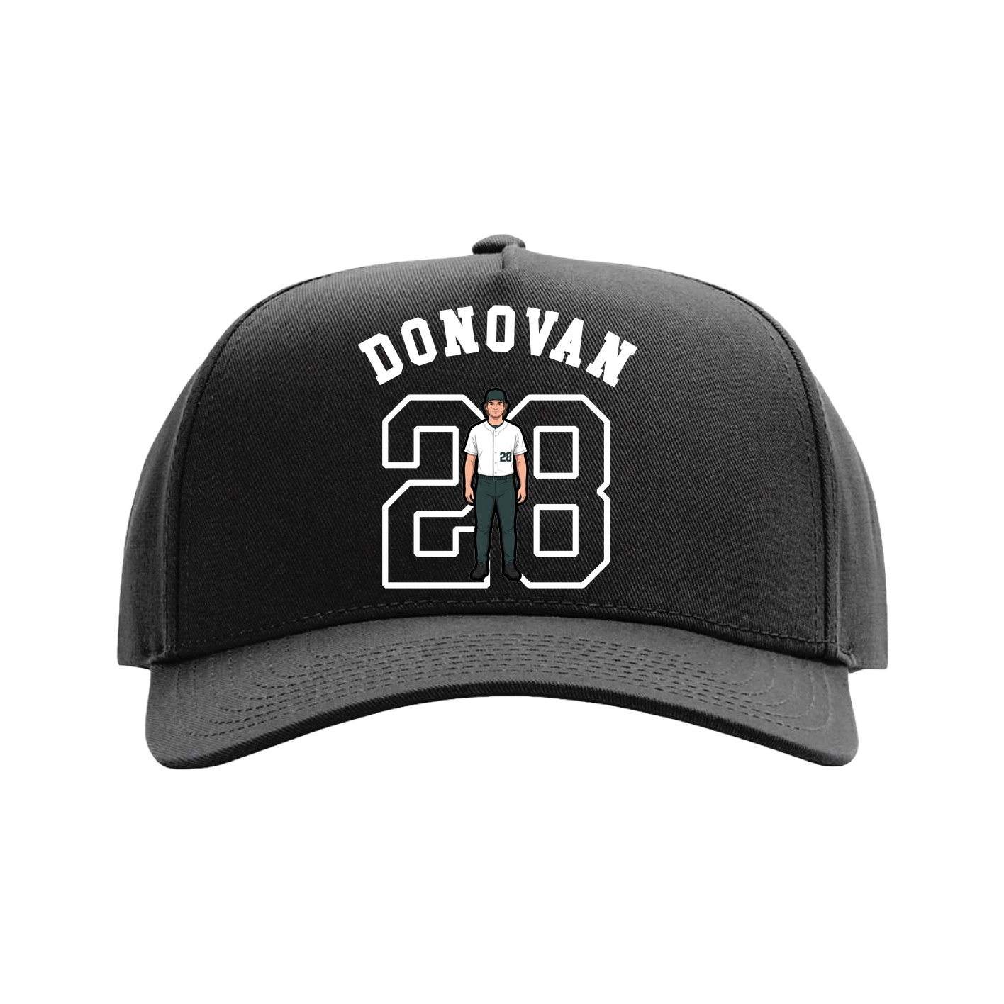 Full Fabric Five-Panel Champ Cap