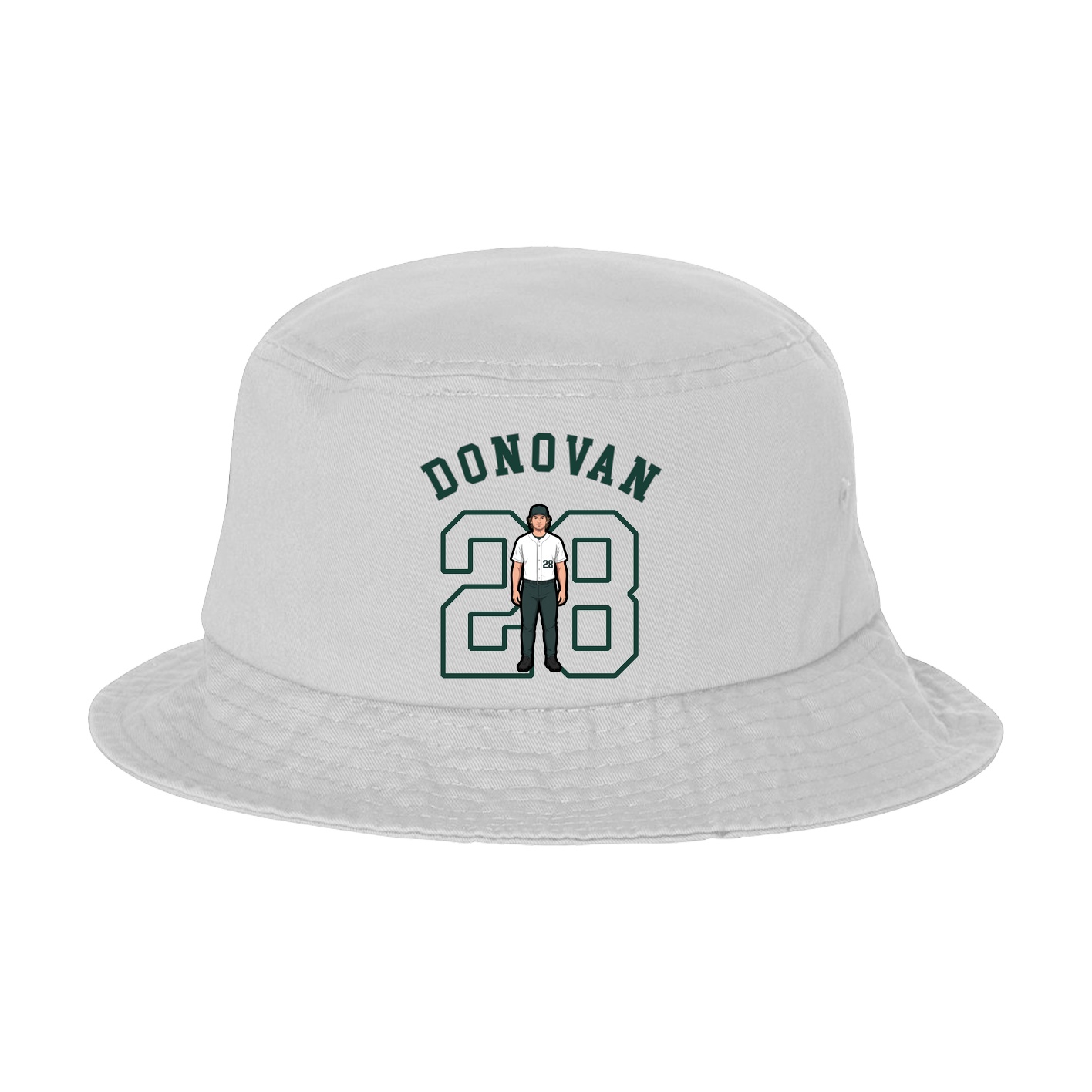 Bucket Cap — Shirsey Arch in White