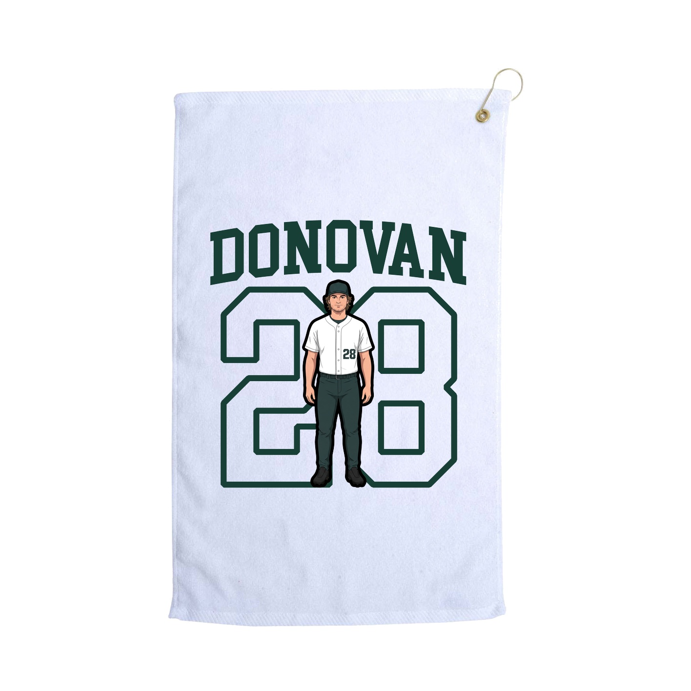 Golf Towel — Shirsey in White