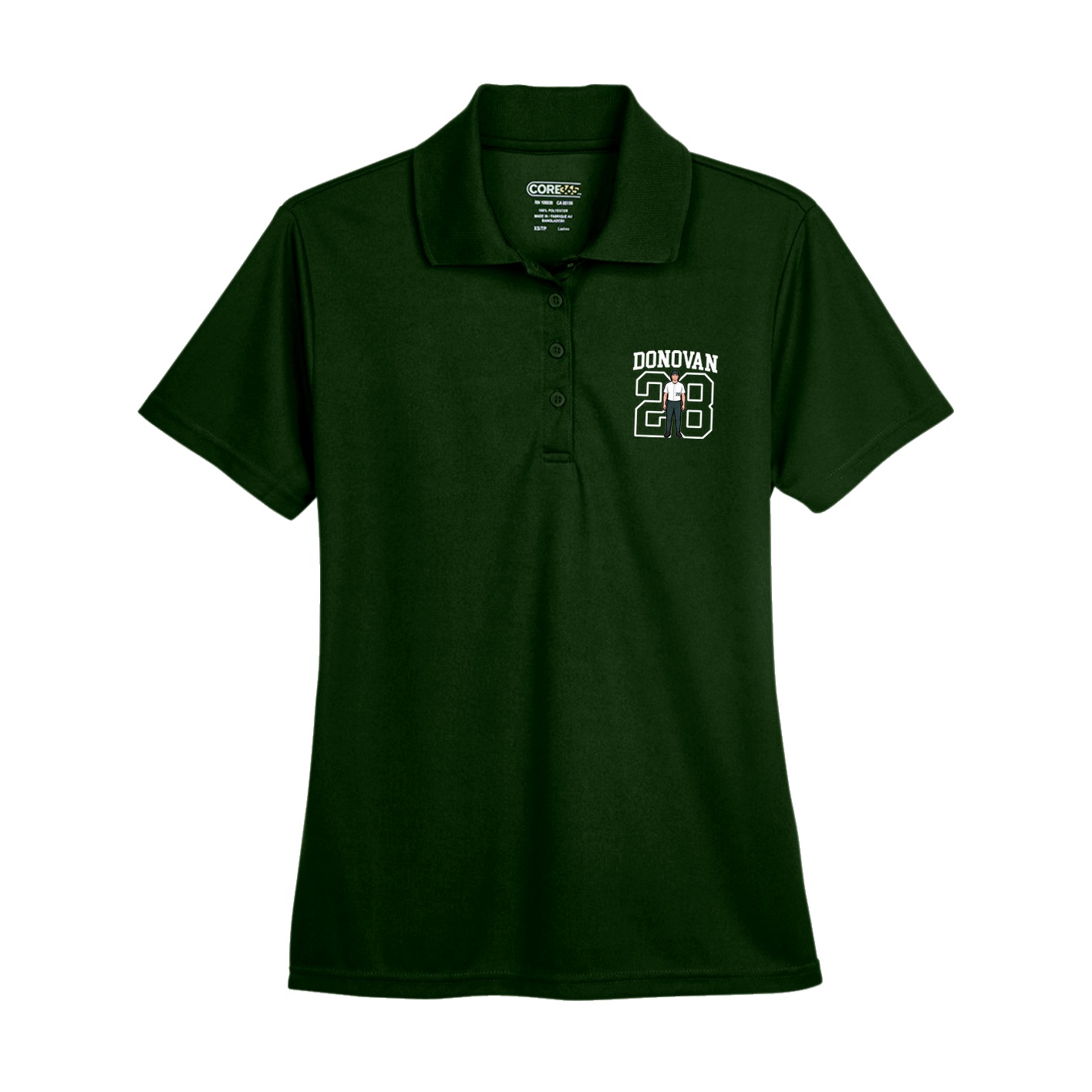 Womens Performance Polo — Shirsey in Green