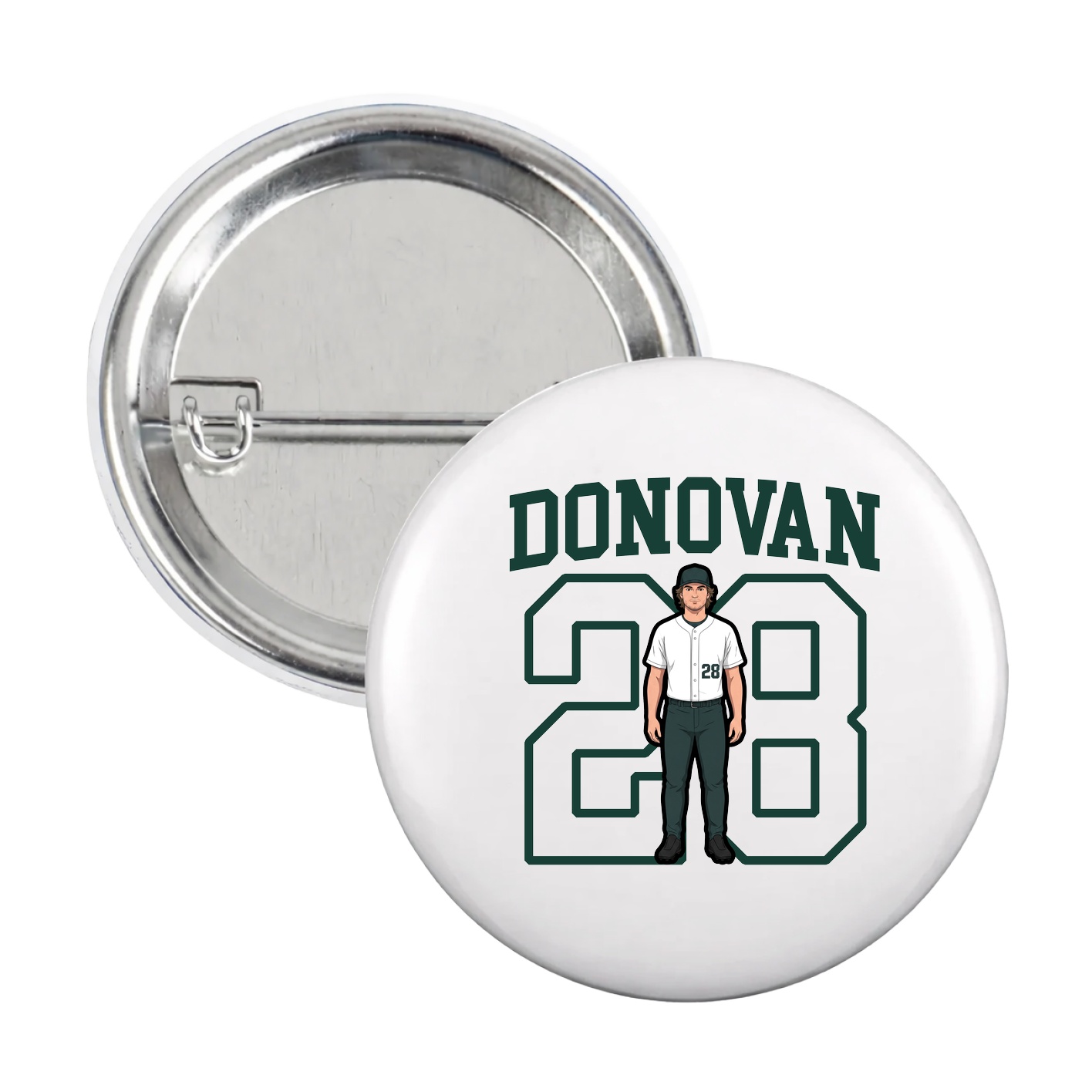 Game Day Button — Shirsey in White