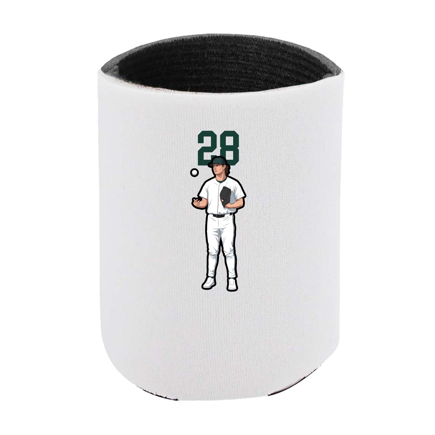 Can Holder — Number Top in White