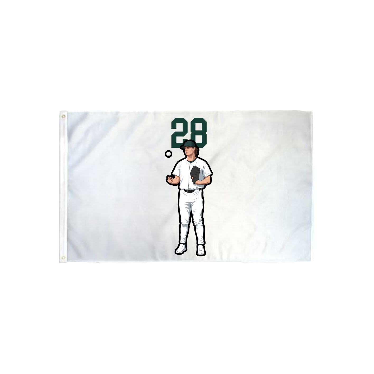 3x5 Flag — Number Top in Classic