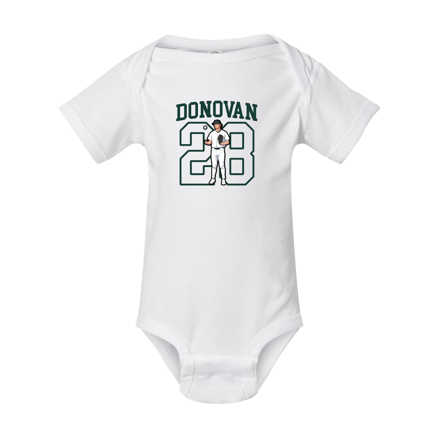 Baby Onesie — Shirsey in White