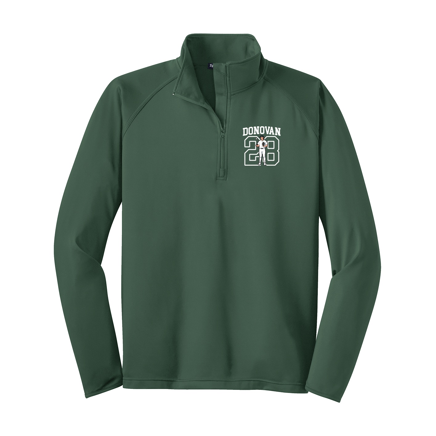 Q-Zip Pullover — Shirsey in Green