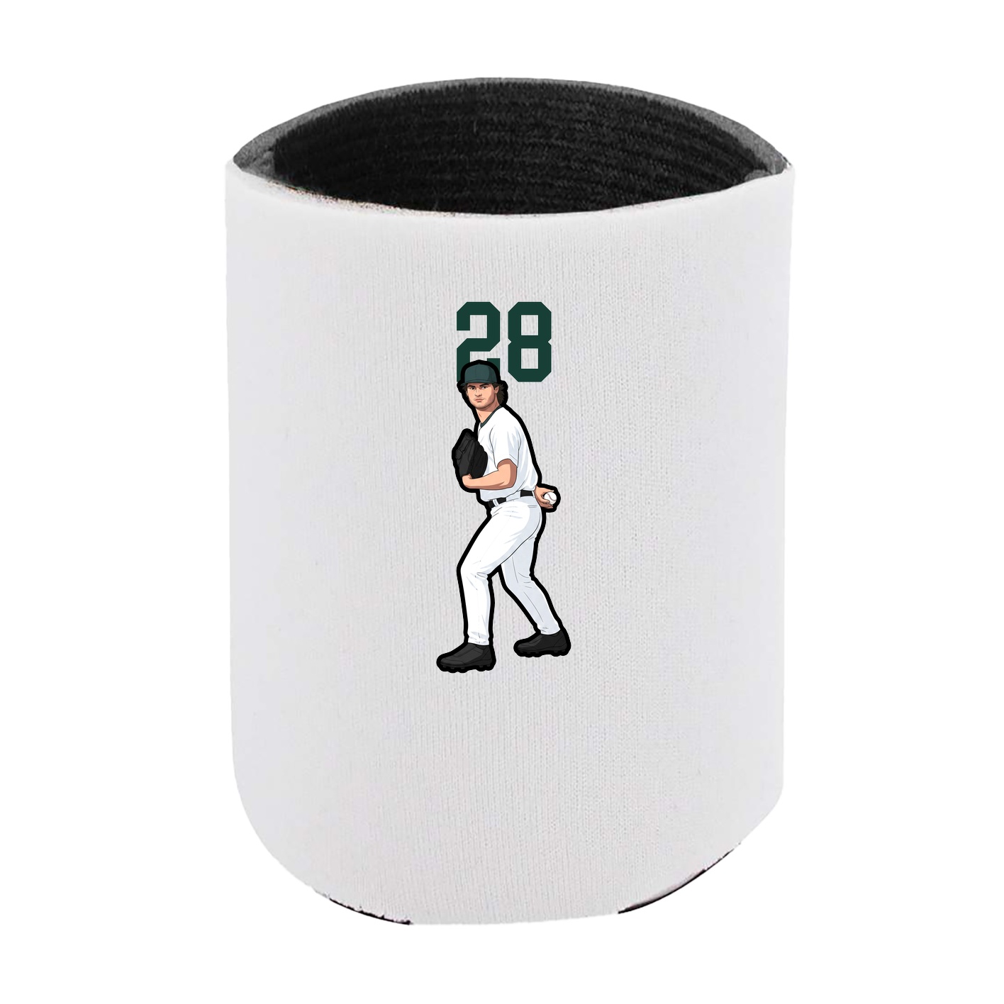 Can Holder — Number Top in White