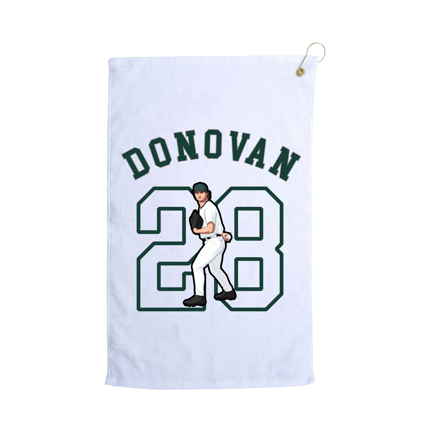 Golf Towel — Shirsey Arch in White