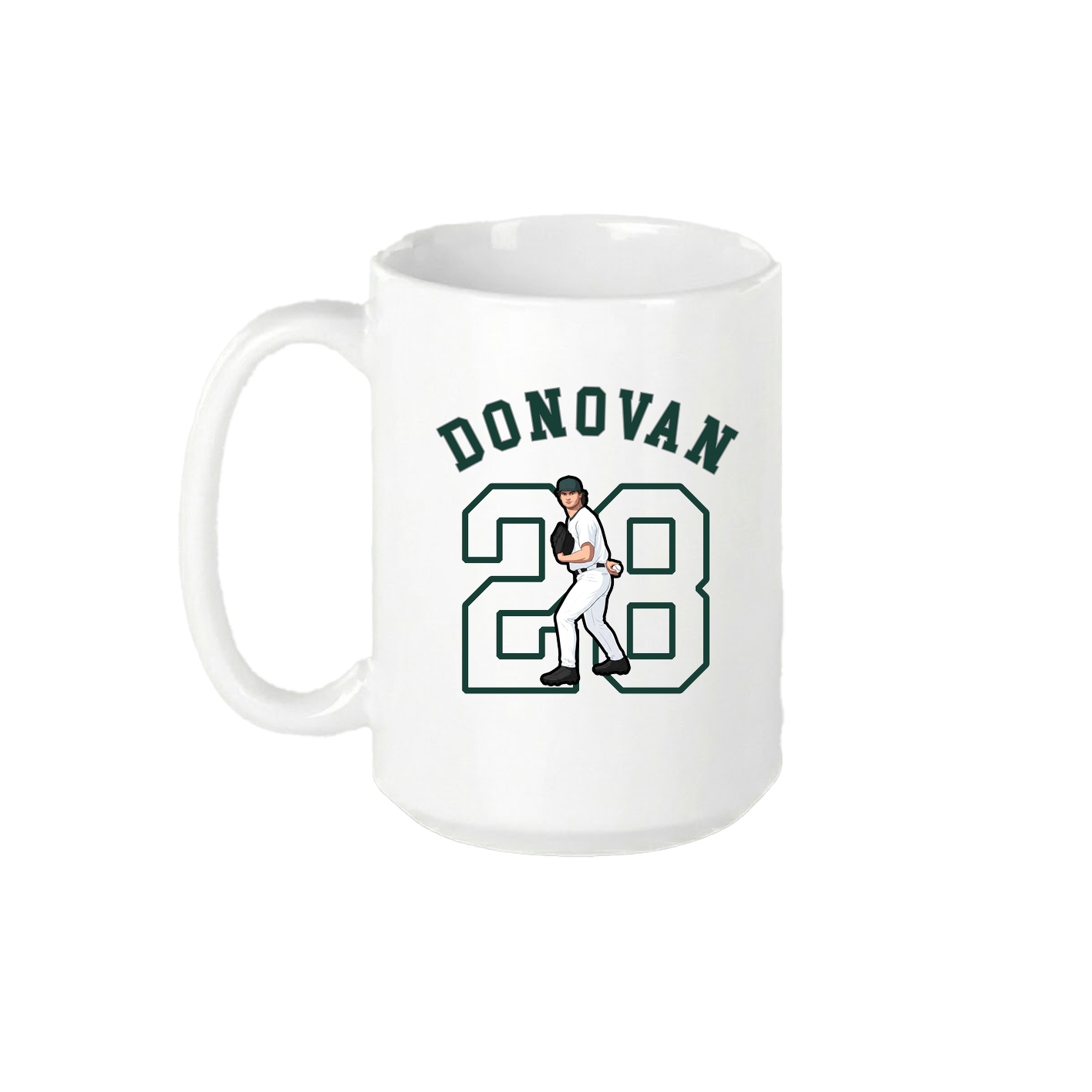 15oz Coffee Mug — Shirsey Arch in White