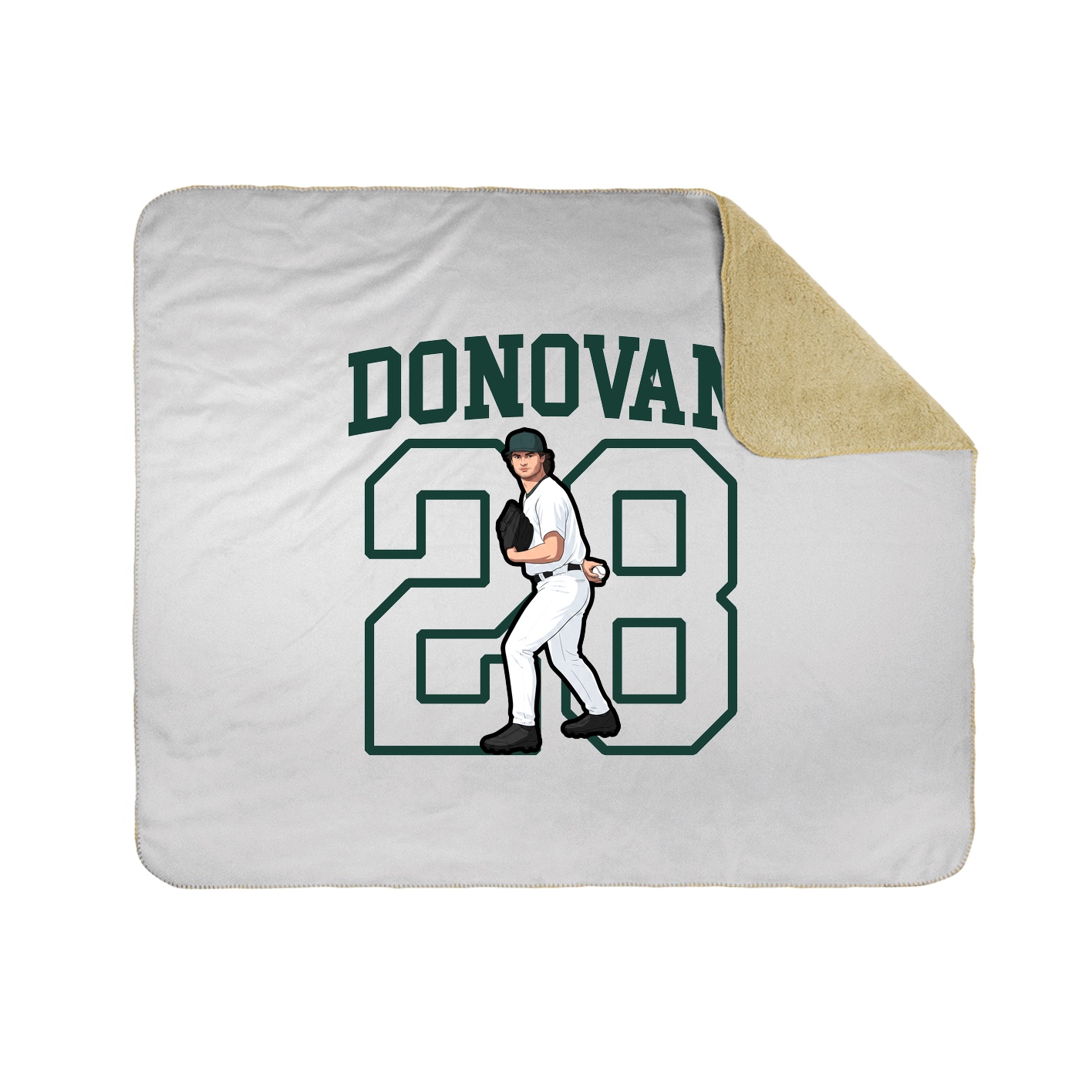 Throw Blanket — Shirsey in White