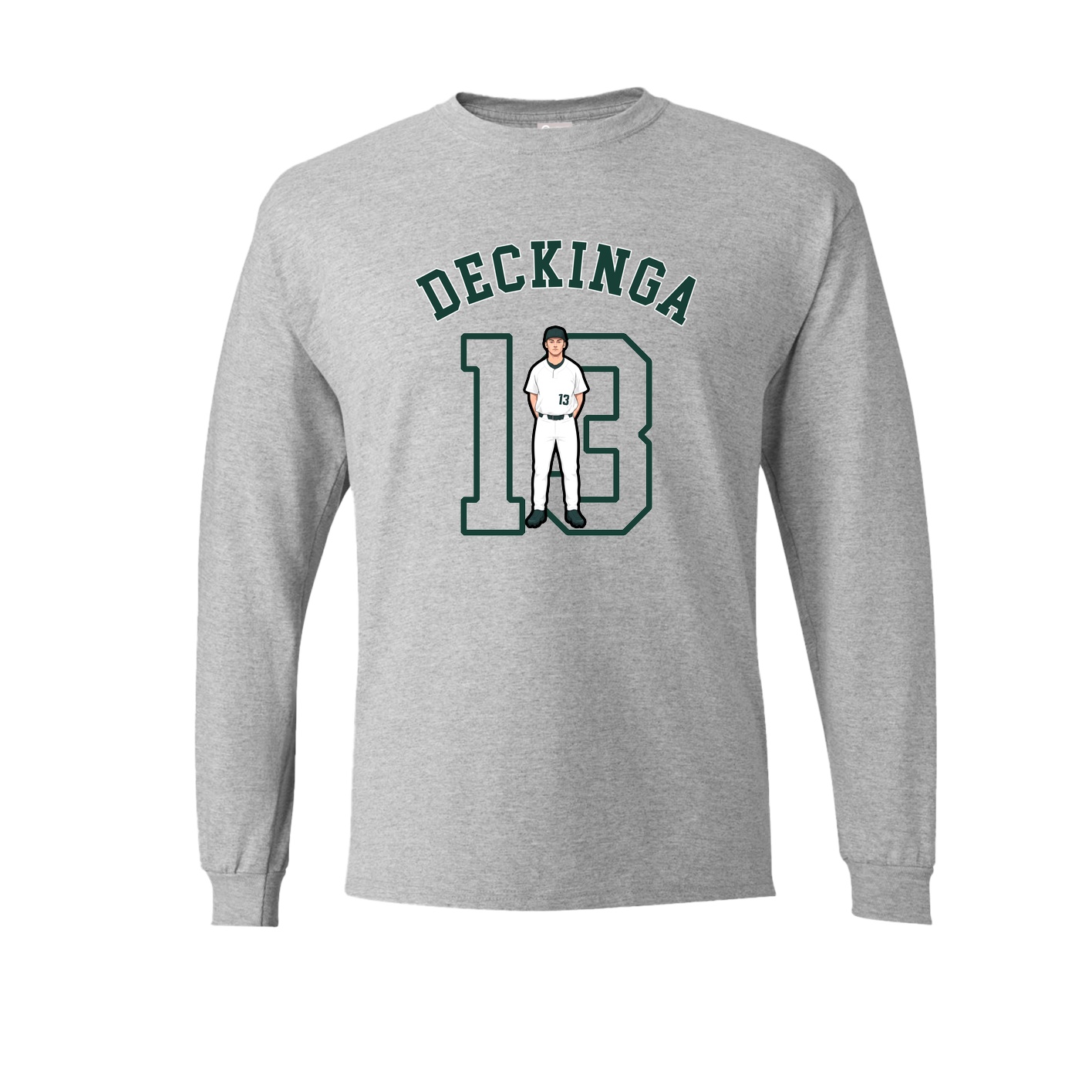 Long Sleeve Tee — Shirsey Arch in Grey