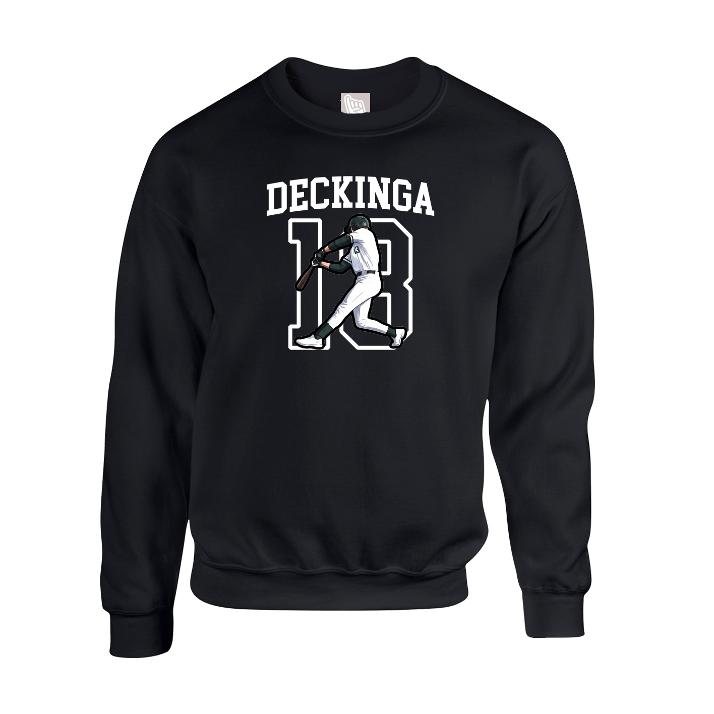 Fleece Crew — Shirsey in Black