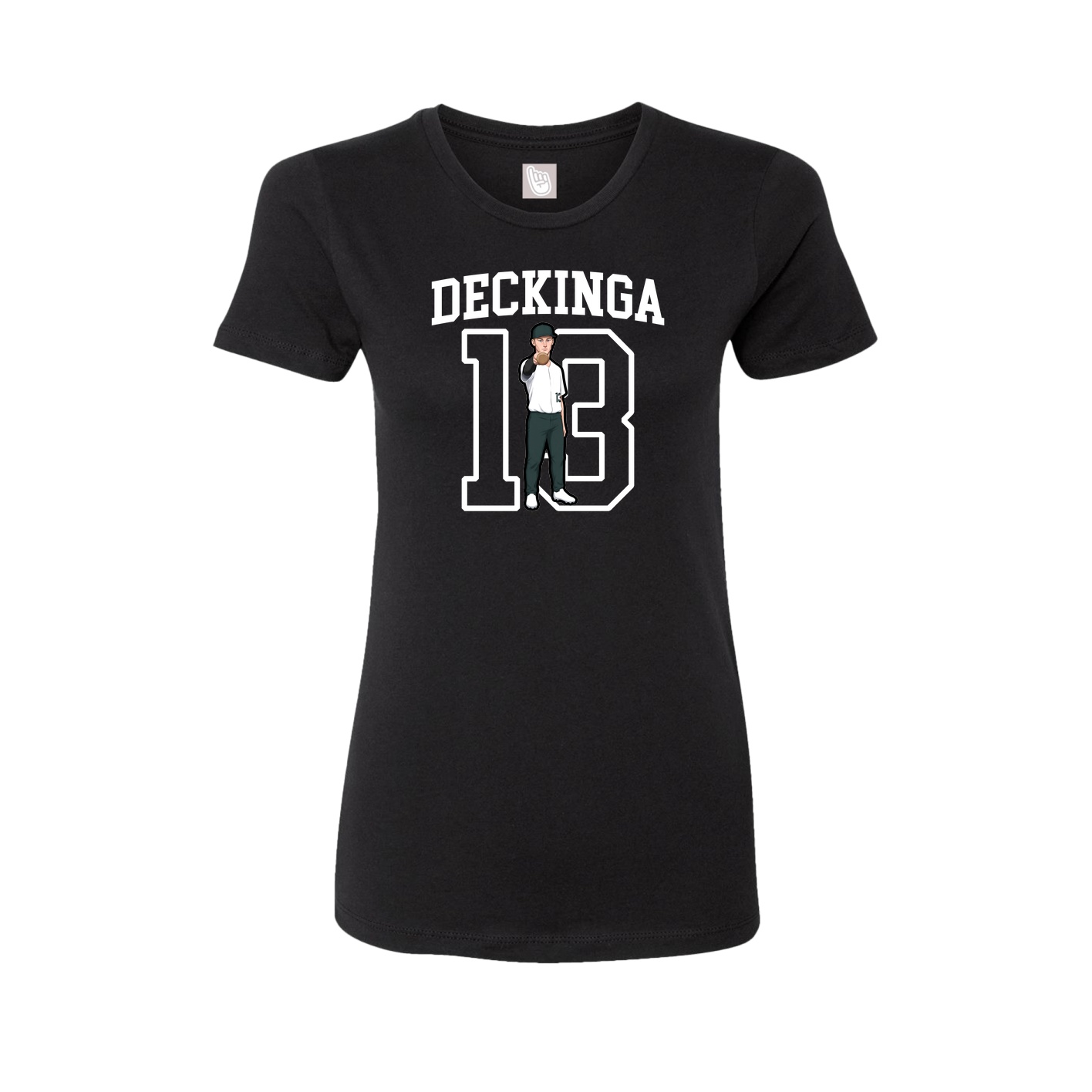 Fitted Women's Tee — Shirsey in Black