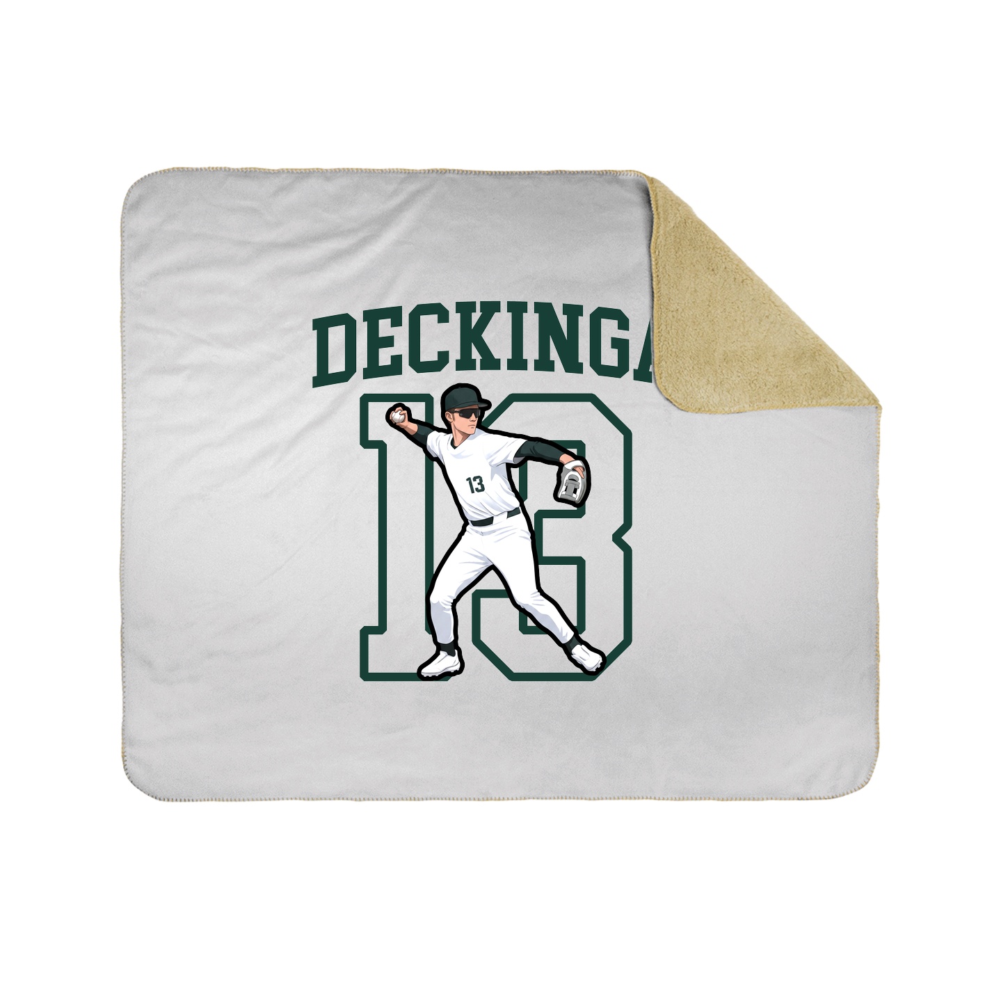 Throw Blanket — Shirsey in White