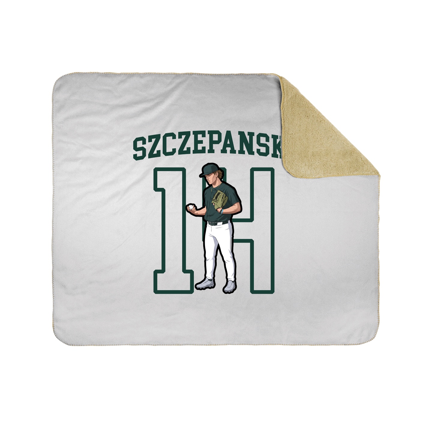 50x60 Sherpa Lined Throw Blanket