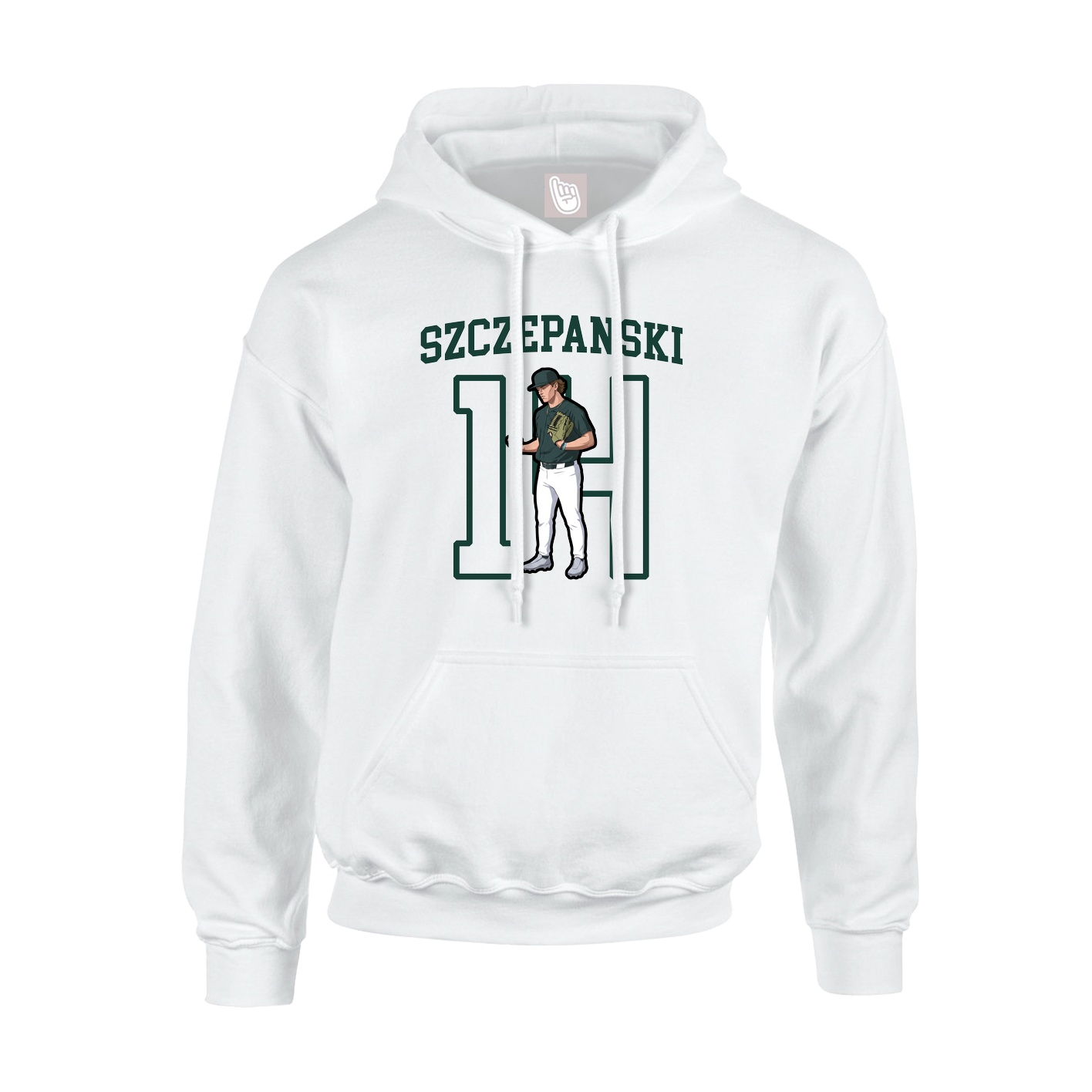 Hoodie — Shirsey in White