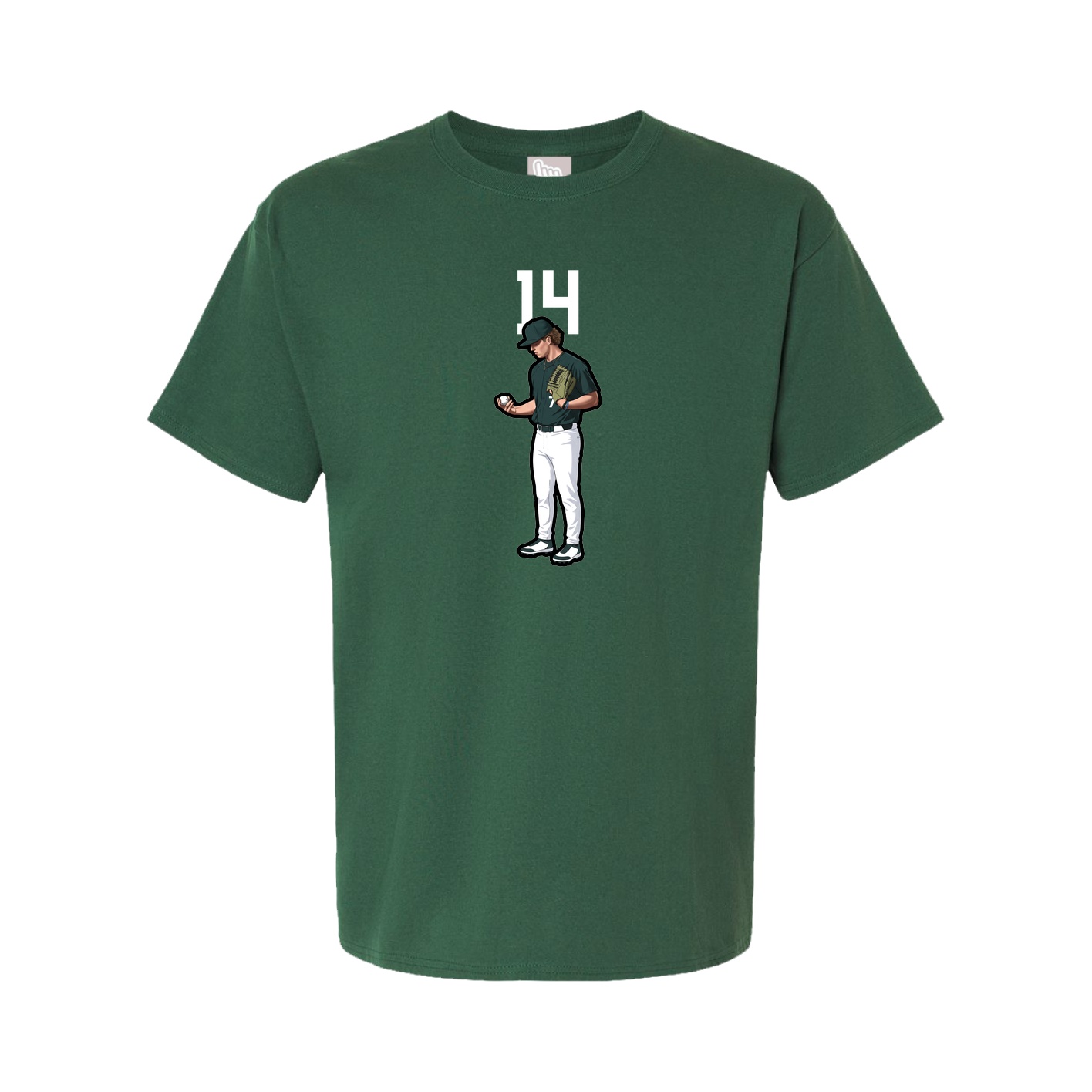 Tee — Number Top in Green