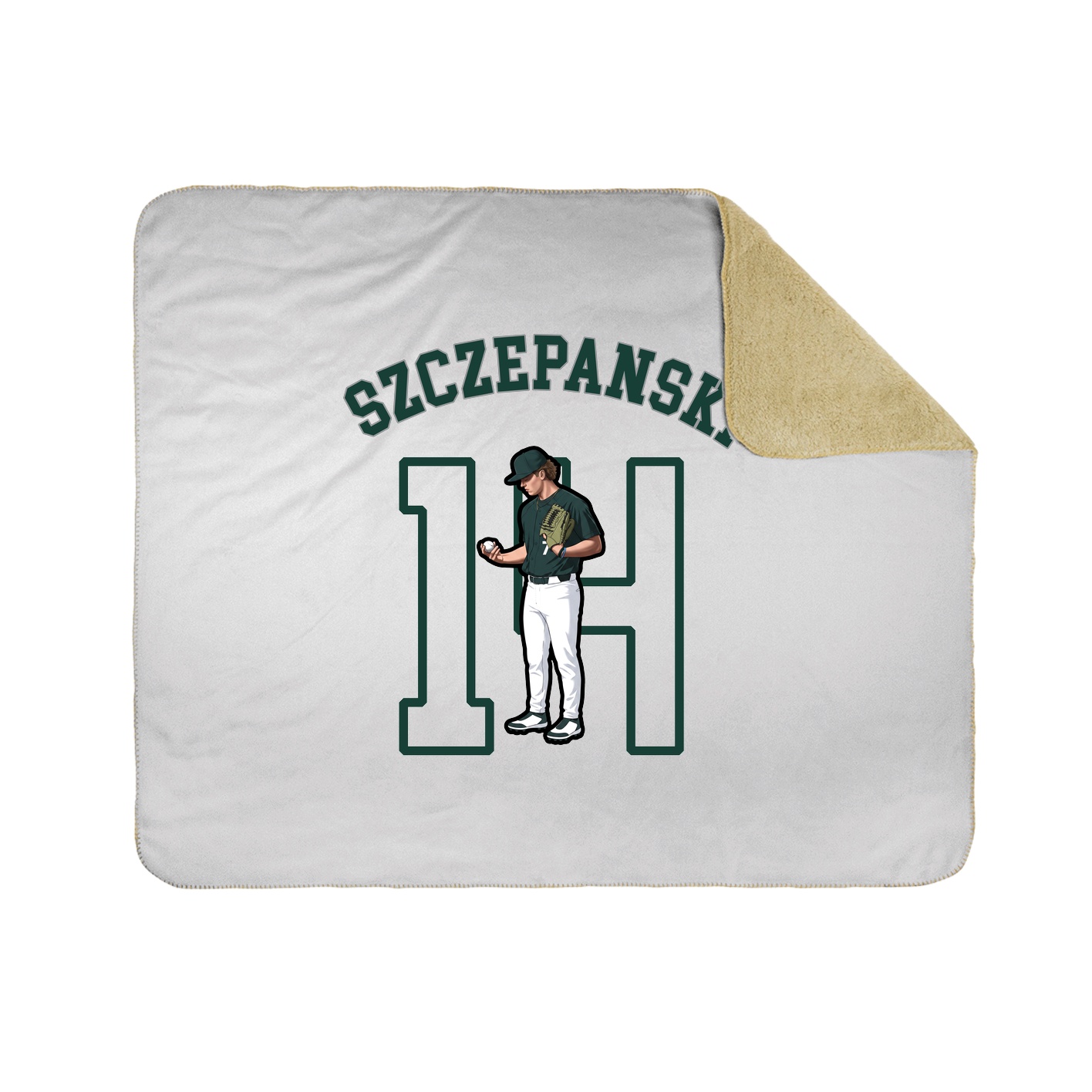 Throw Blanket — Shirsey Arch in White