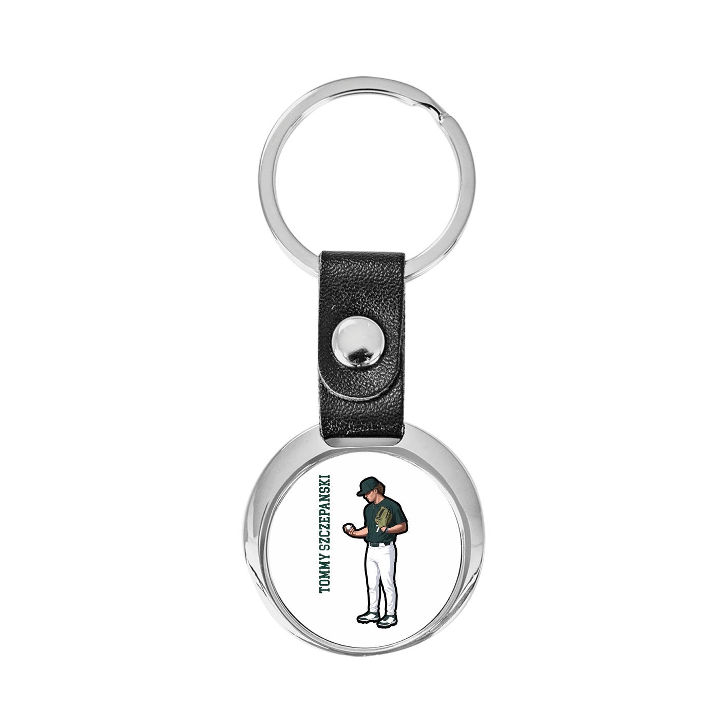 Key Chain — Name Vertical in Classic