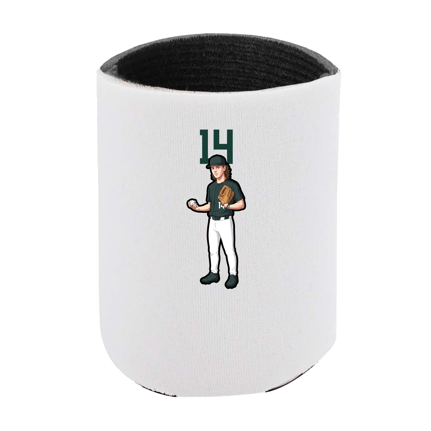 Can Holder — Number Top in White