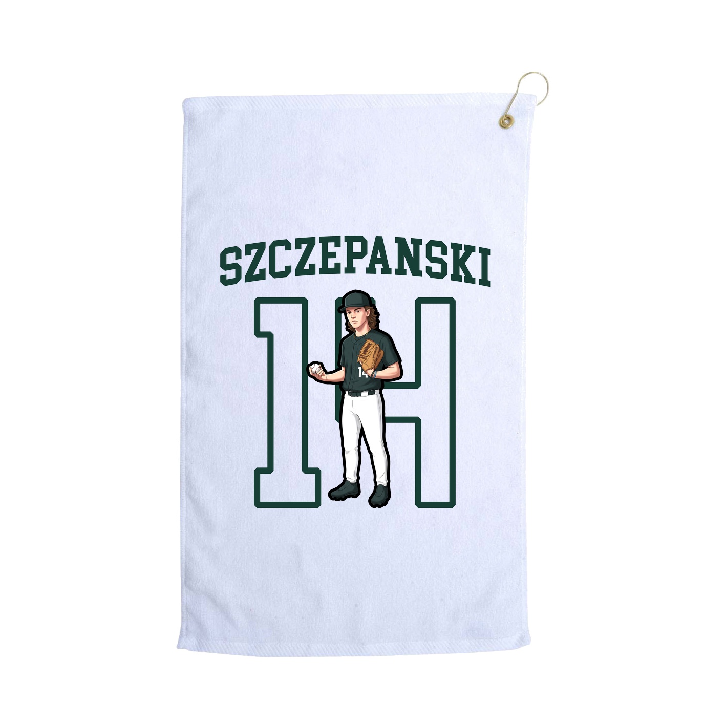 Golf Towel — Shirsey in White