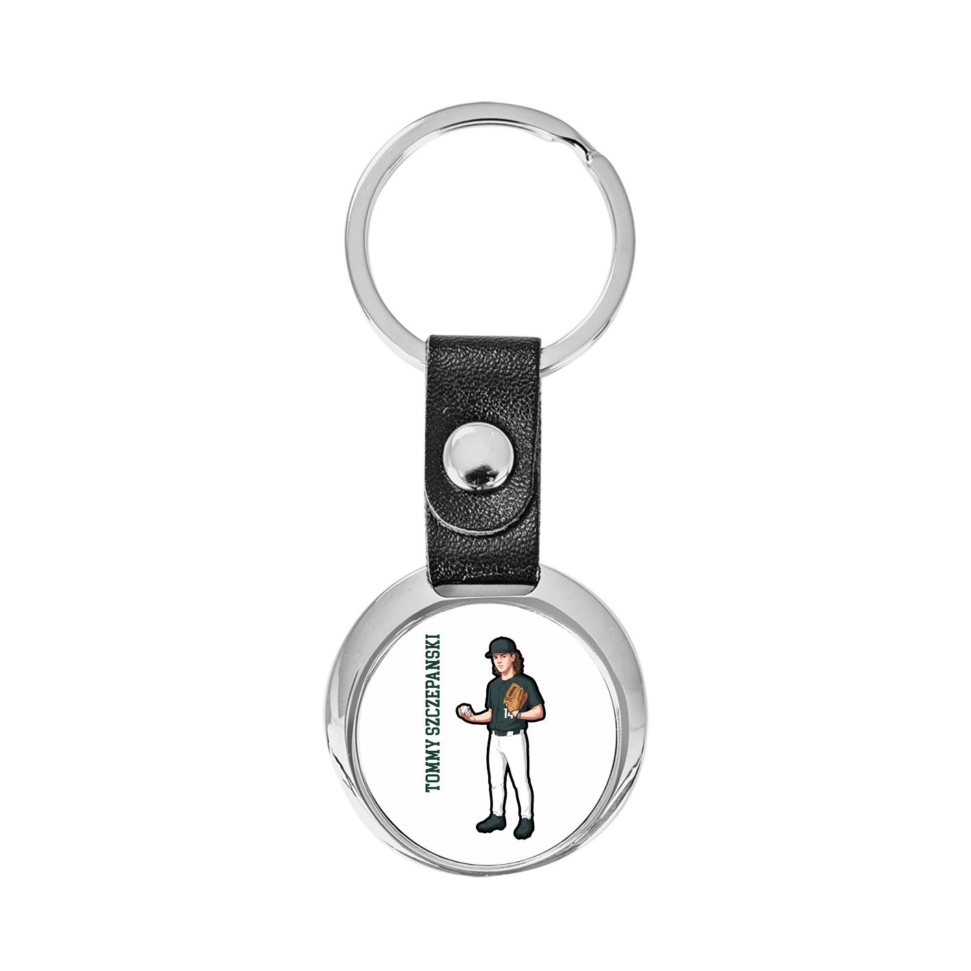Key Chain — Name Vertical in Classic