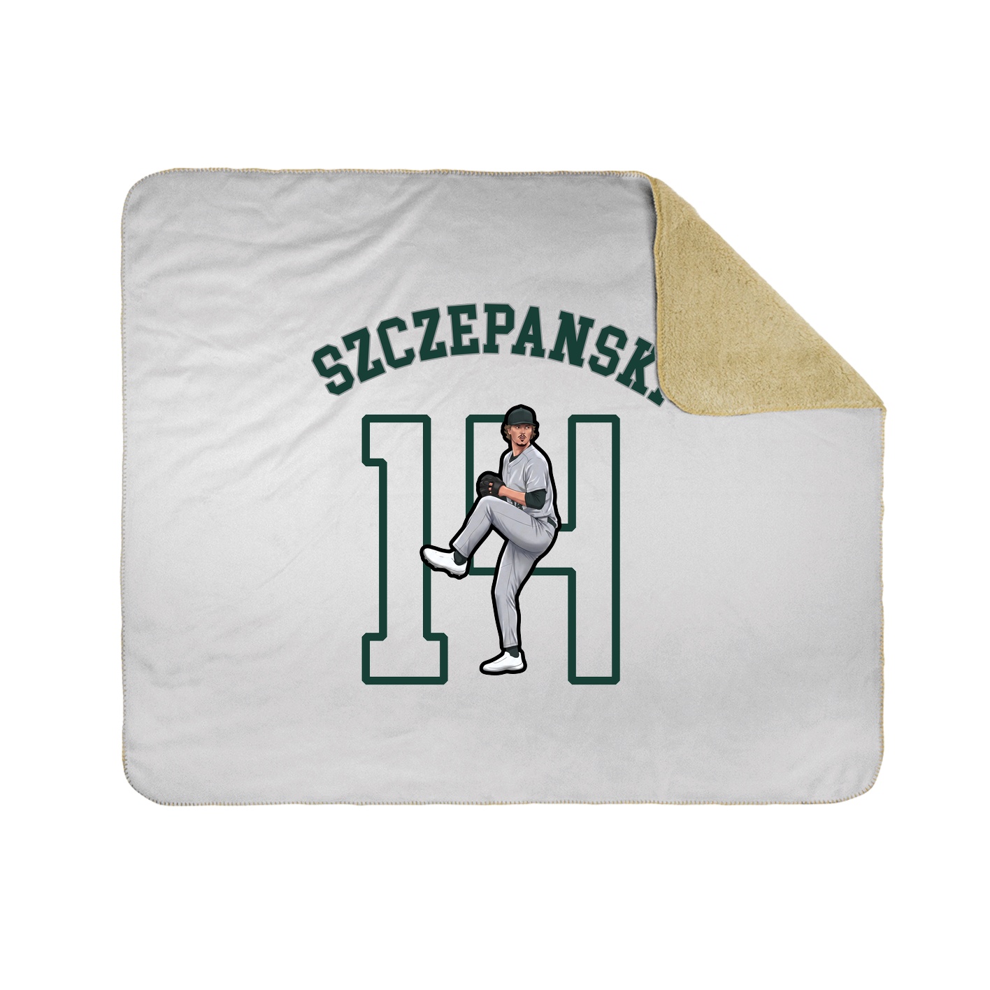 Throw Blanket — Shirsey Arch in White