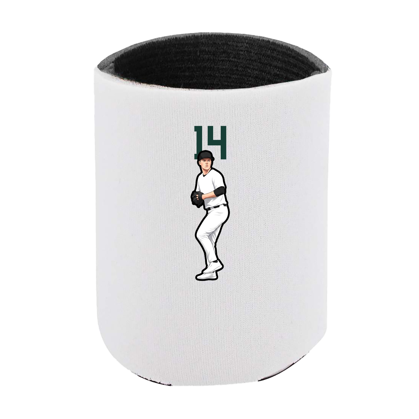 Can Holder — Number Top in White