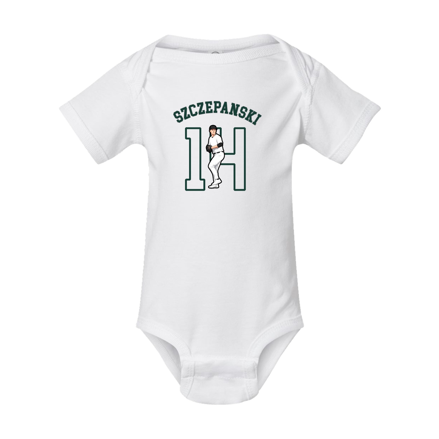 Baby Onesie — Shirsey Arch in White