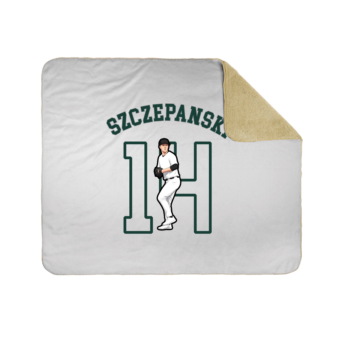 Throw Blanket — Shirsey Arch in White