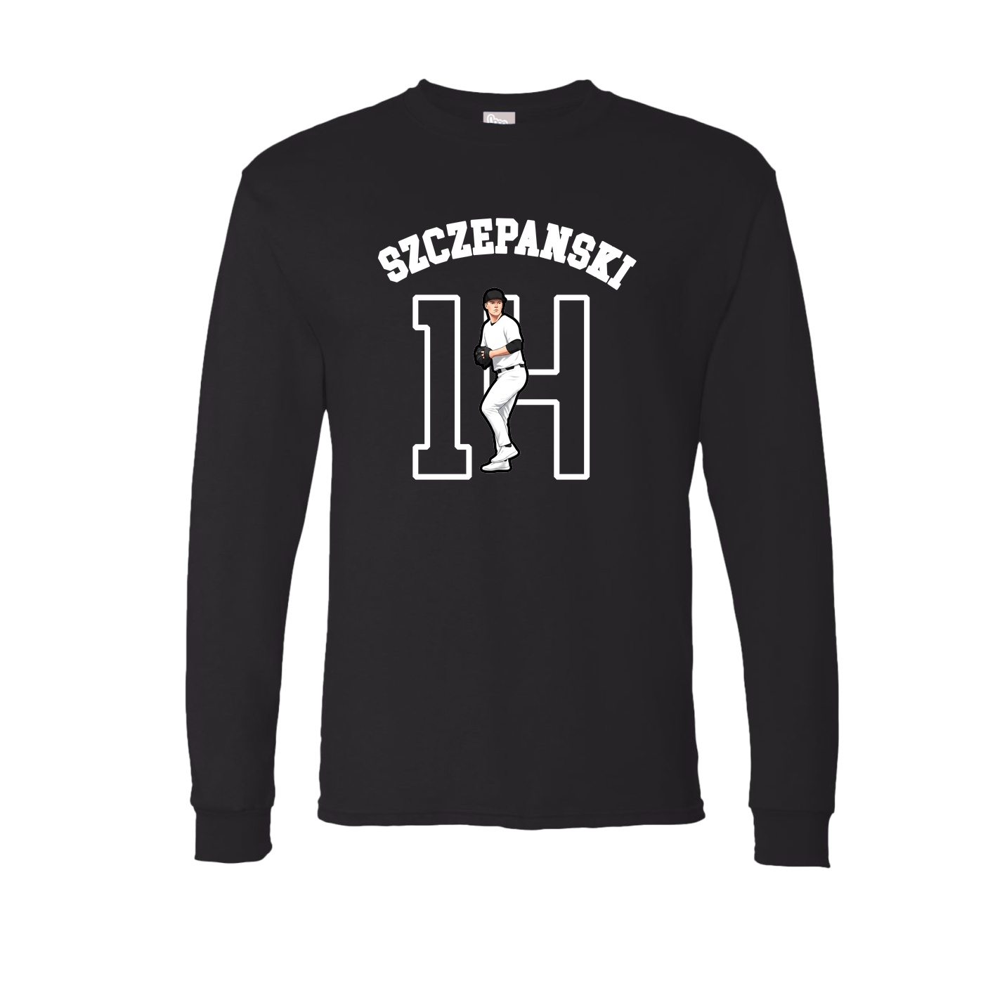 Long Sleeve Tee — Shirsey Arch in Black