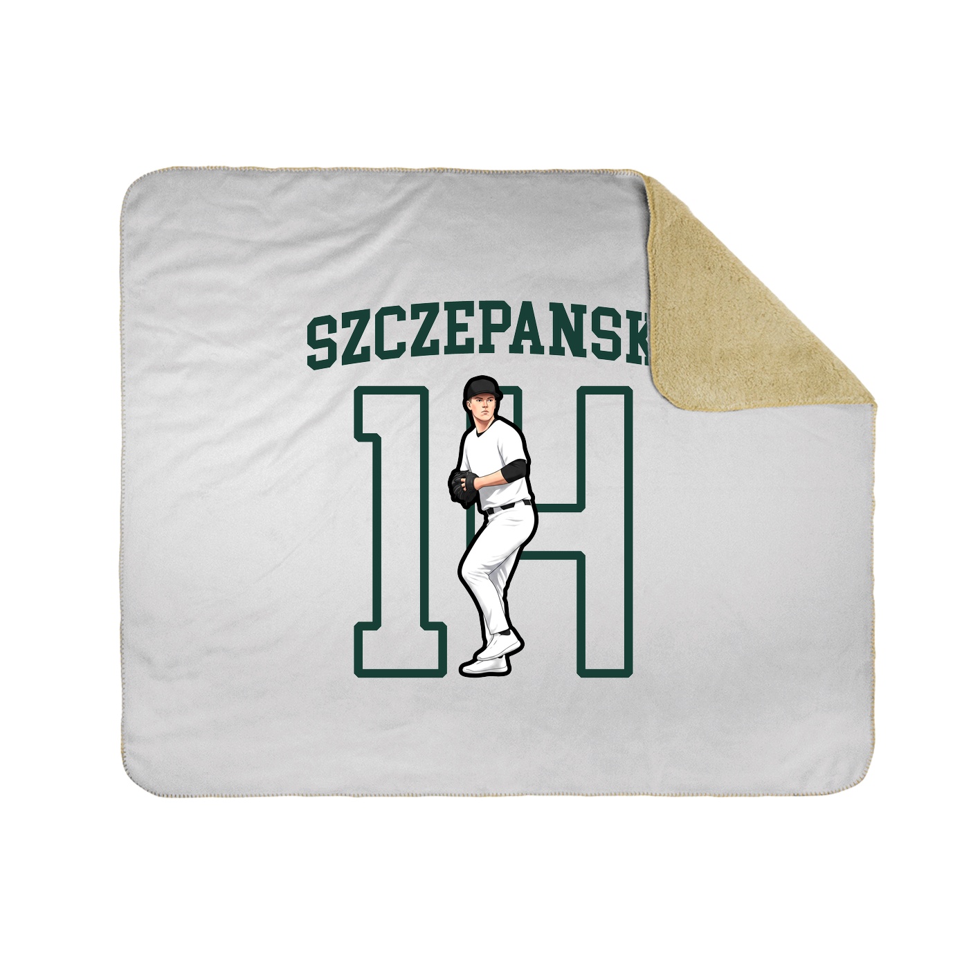 Throw Blanket — Shirsey in White