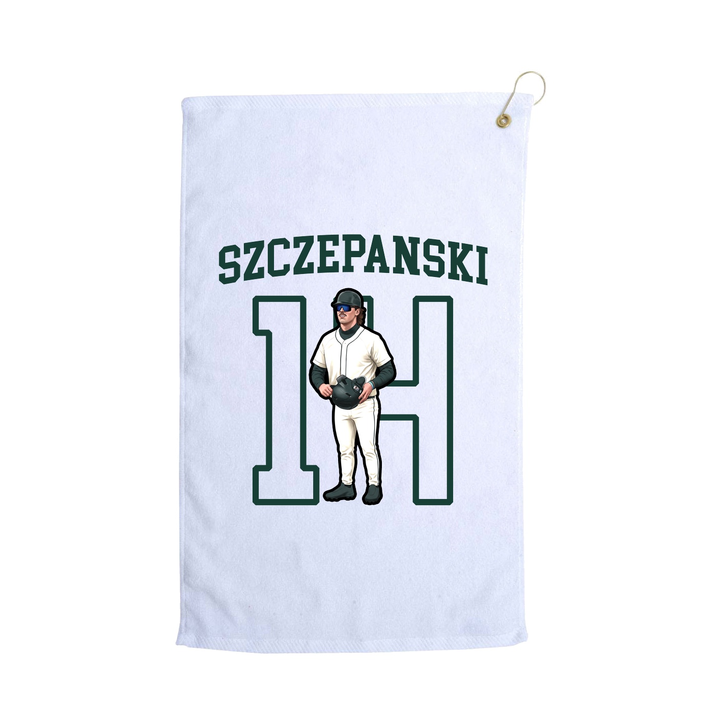 Golf Towel — Shirsey in White