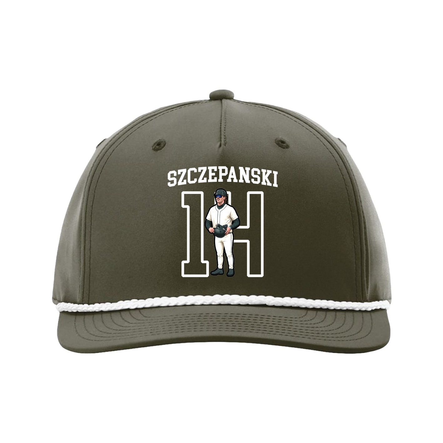 Five-Panel Classic Rope Cap — Shirsey in Green