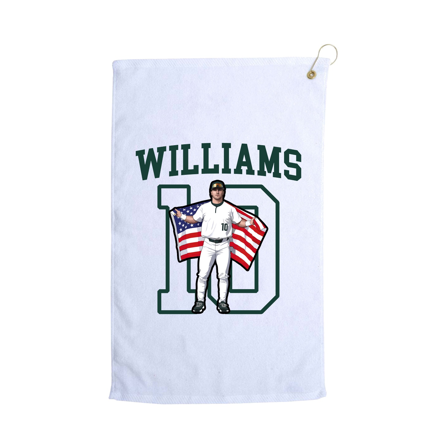 Golf Towel — Shirsey in White