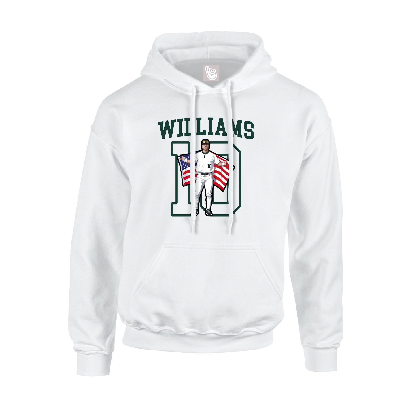 Youth Hoodie — Shirsey in White