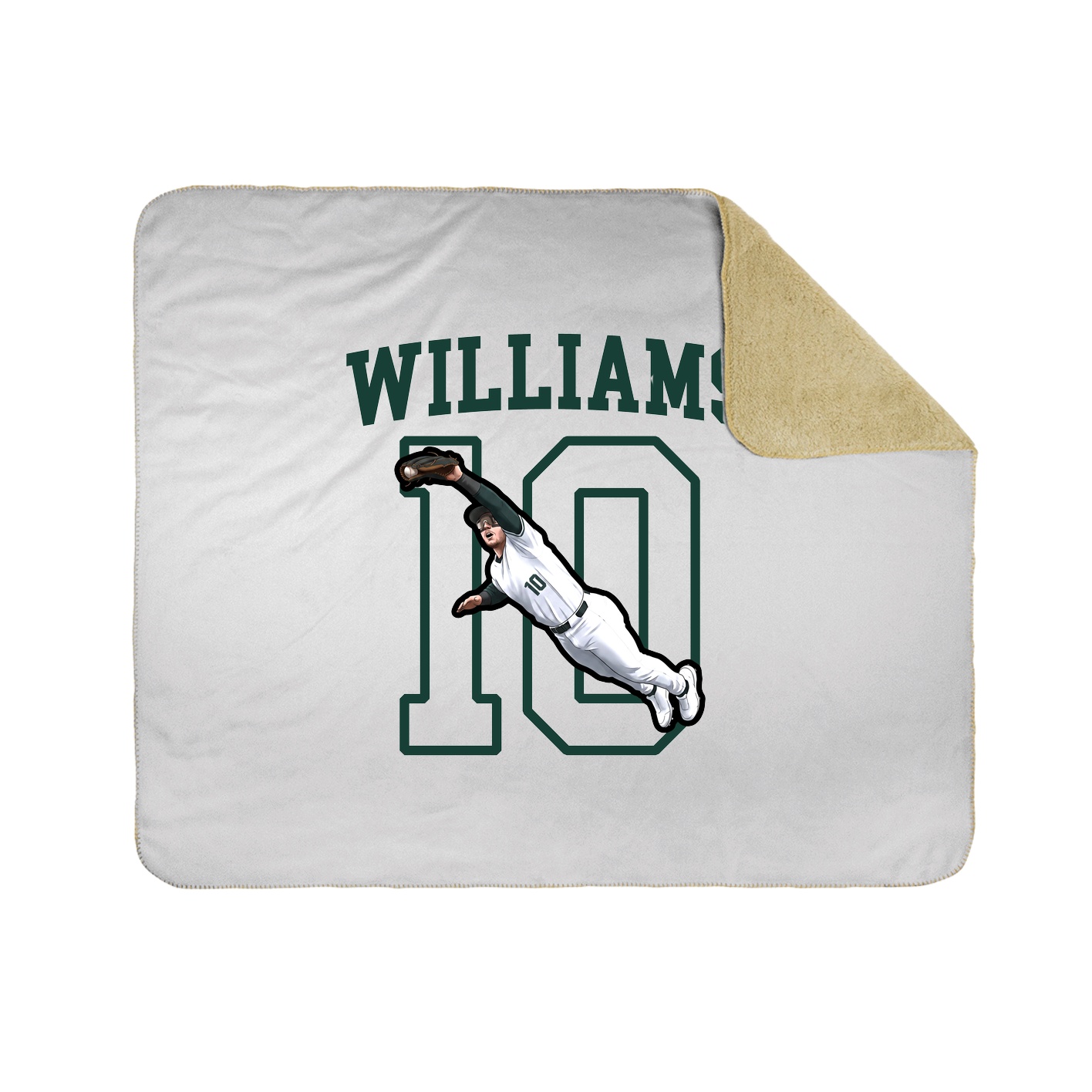 Throw Blanket — Shirsey in White