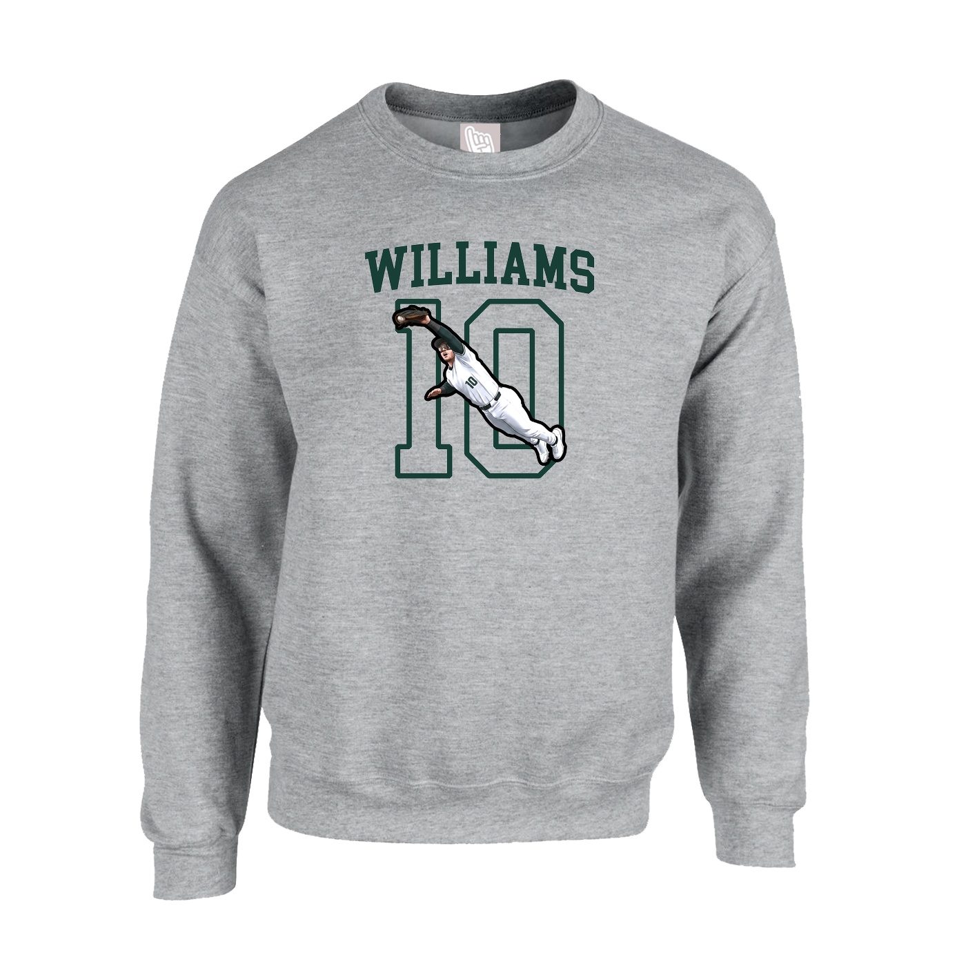 Fleece Crew — Shirsey in Grey