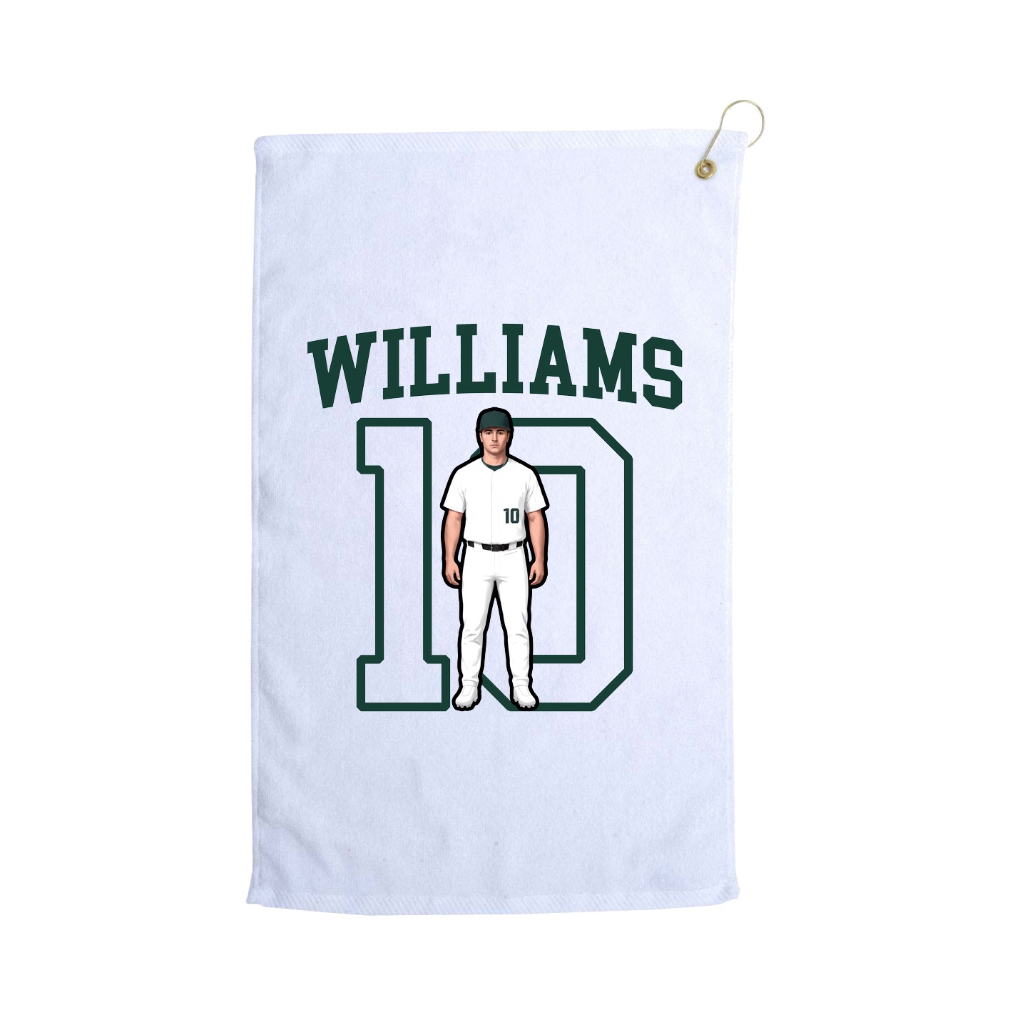Golf Towel — Shirsey in White