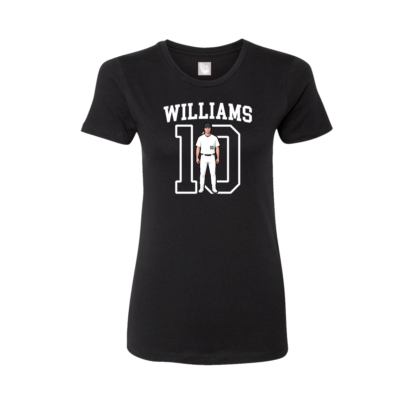 Fitted Women's Tee — Shirsey in Black
