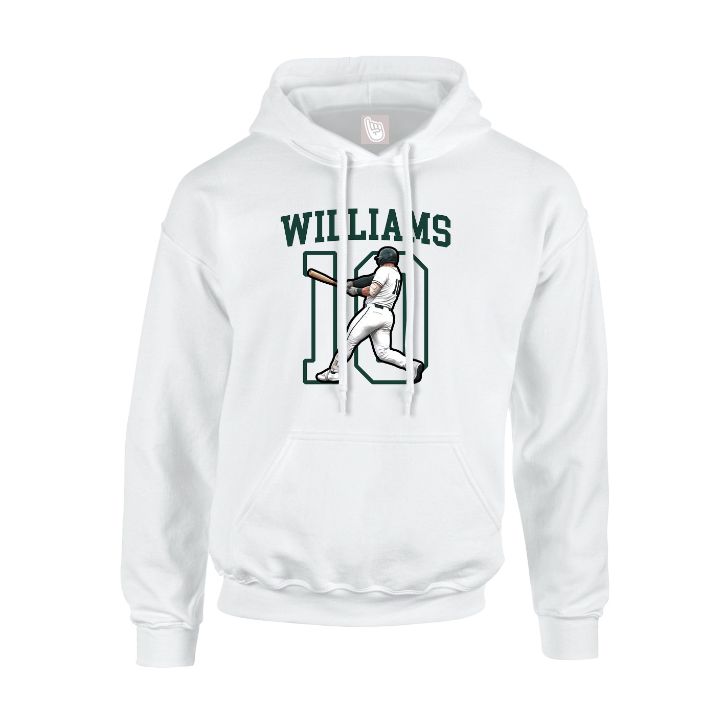 Hoodie — Shirsey in White