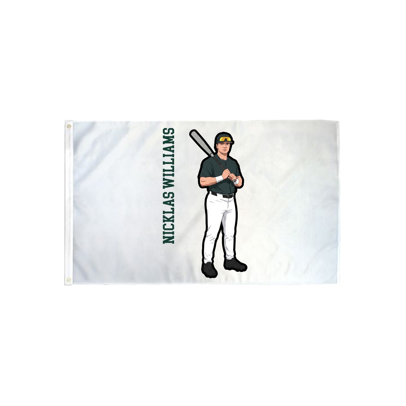 3x5 Flag — Name Vertical in Classic