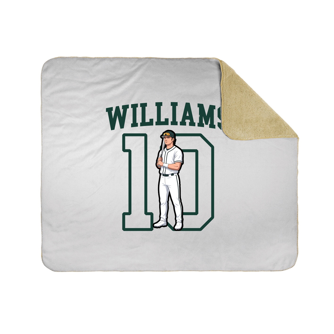 Throw Blanket — Shirsey in White