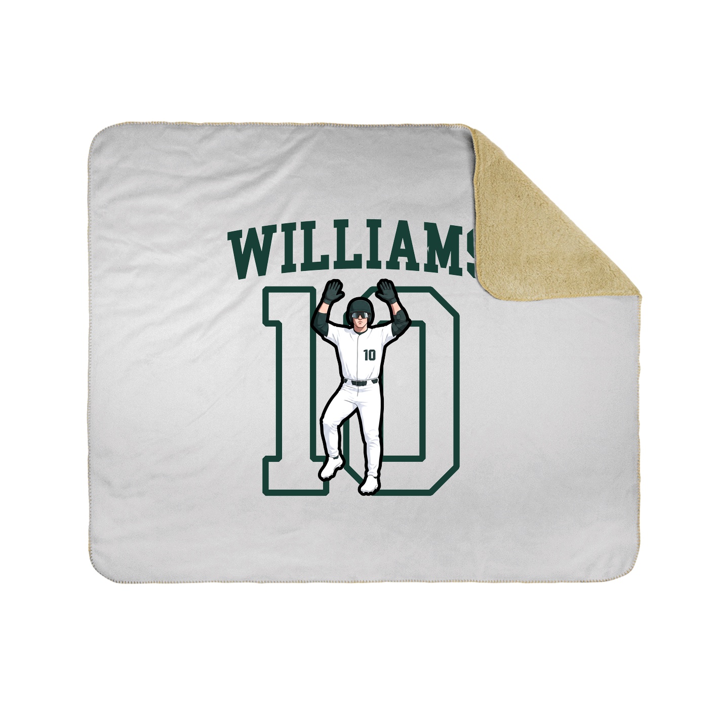 Throw Blanket — Shirsey in White