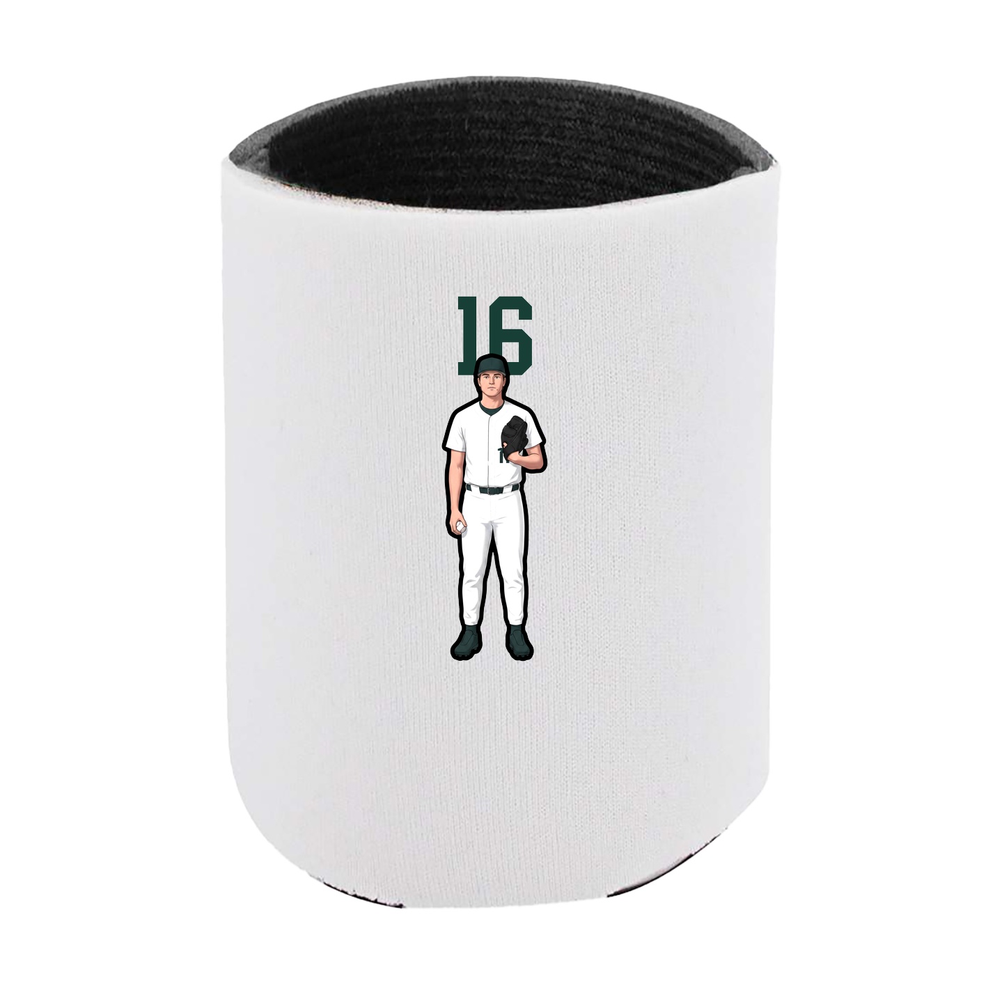 Can Holder — Number Top in White