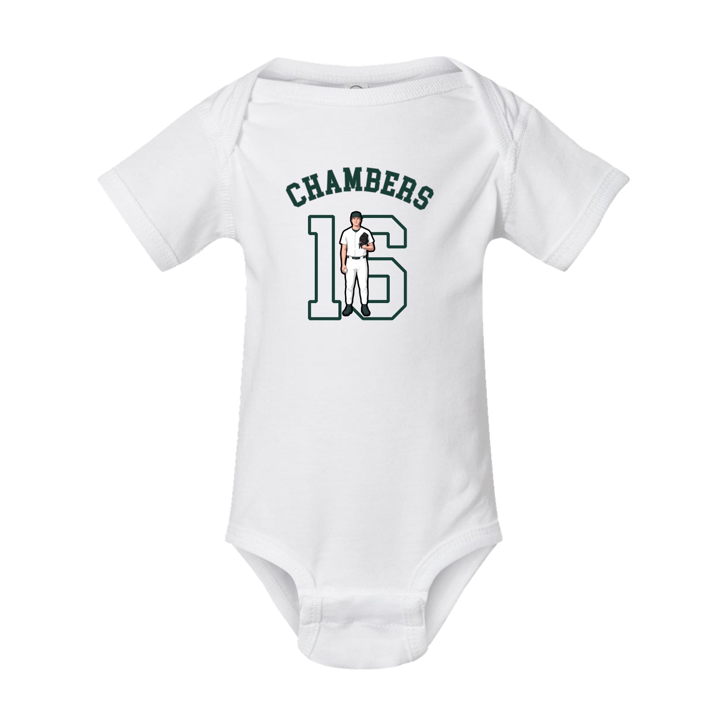 Baby Onesie — Shirsey Arch in White