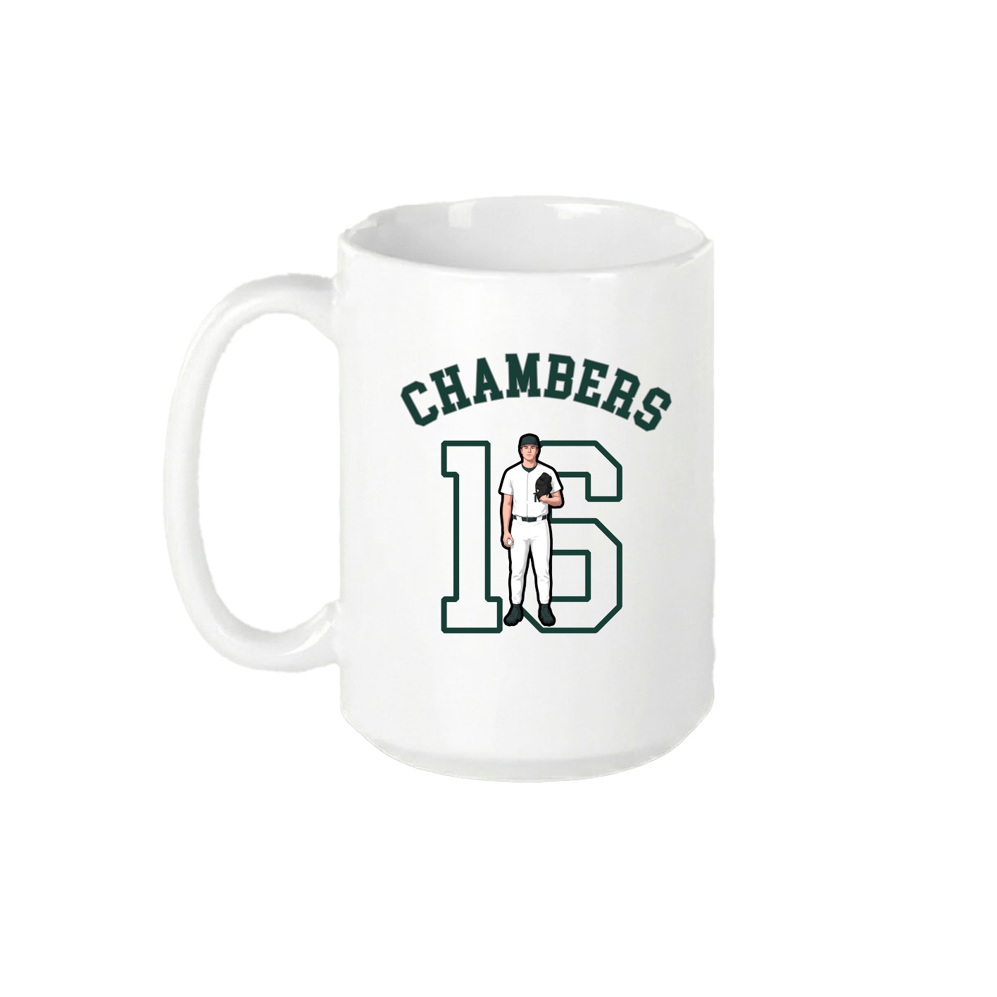15oz Coffee Mug — Shirsey Arch in White