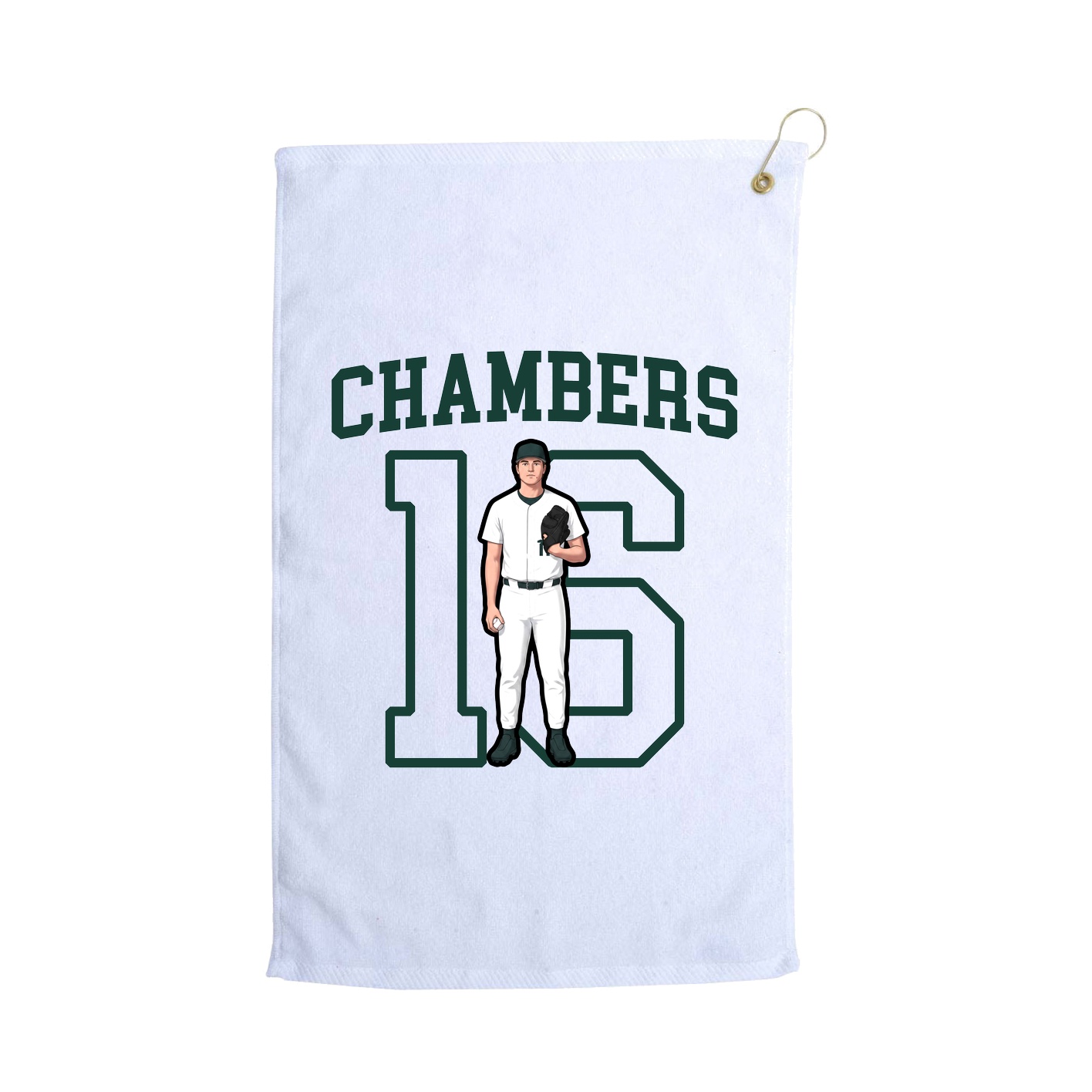 Golf Towel — Shirsey in White