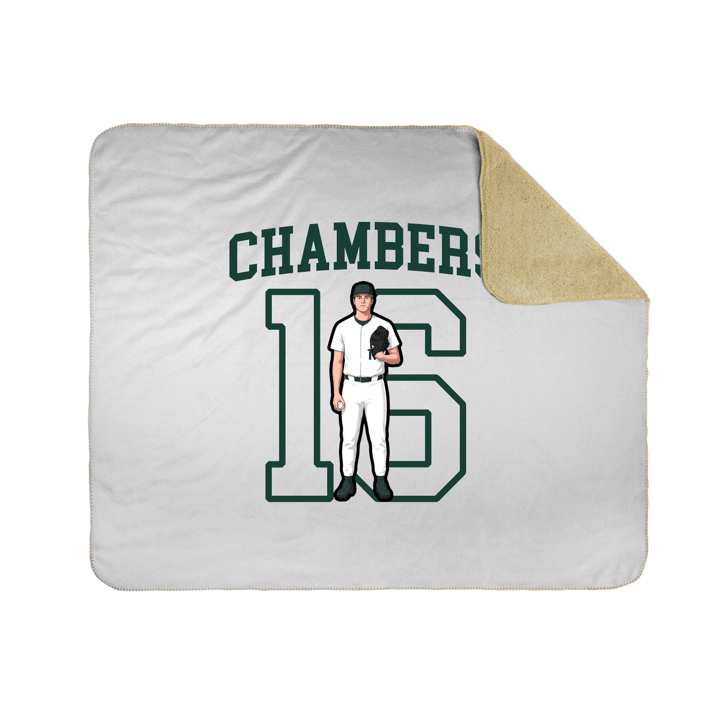 Throw Blanket — Shirsey in White