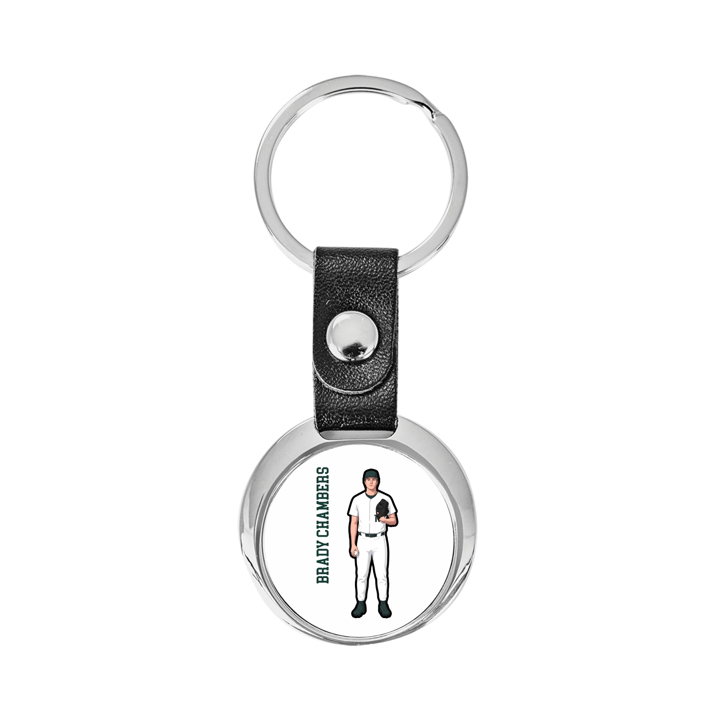 Key Chain — Name Vertical in Classic
