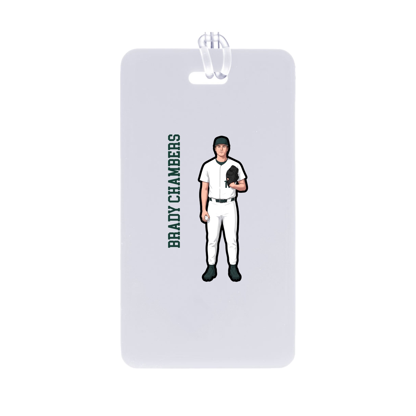 Bag Tag — Name Vertical in Classic